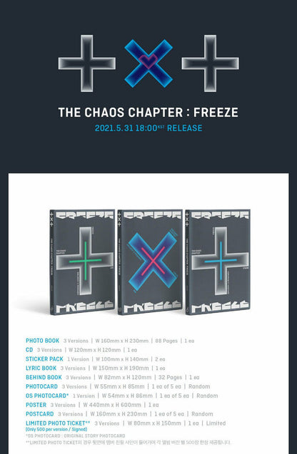 TOMORROW X TOGETHER TXT - CHAOS CHAPTER : FREEZE (You can choose ver)