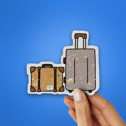 Travel Bag Glitter Sticker - Glitter Stickers | STICK IT UP