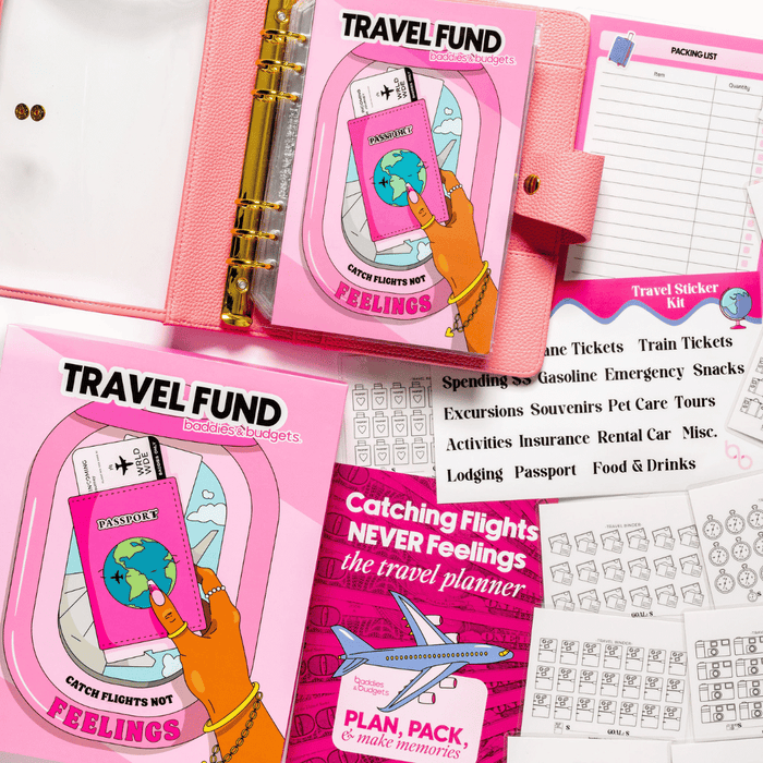 Travel Savings & Planner Set Baddies and Budgets