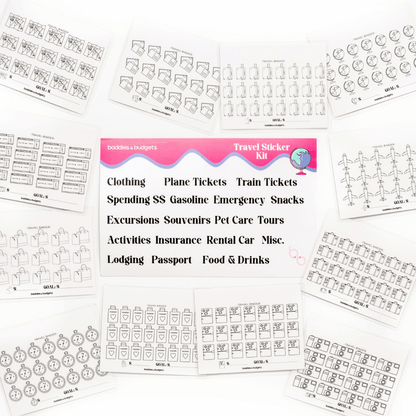 Travel Savings & Planner Set Baddies and Budgets