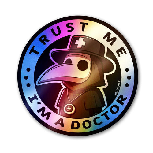 Trust Me Sticker Holographic Stickers - Holographic stickers | STICK IT UP