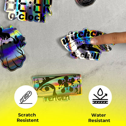Trust Me Sticker Holographic Stickers - Holographic stickers | STICK IT UP