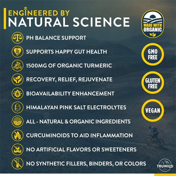 Truwild Turmeric Curcumin 20 Servings