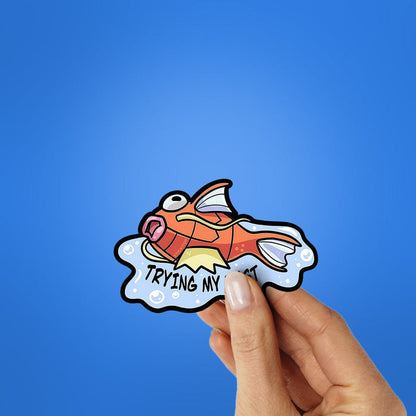 Trying My Best Sticker - Stickers | STICK IT UP
