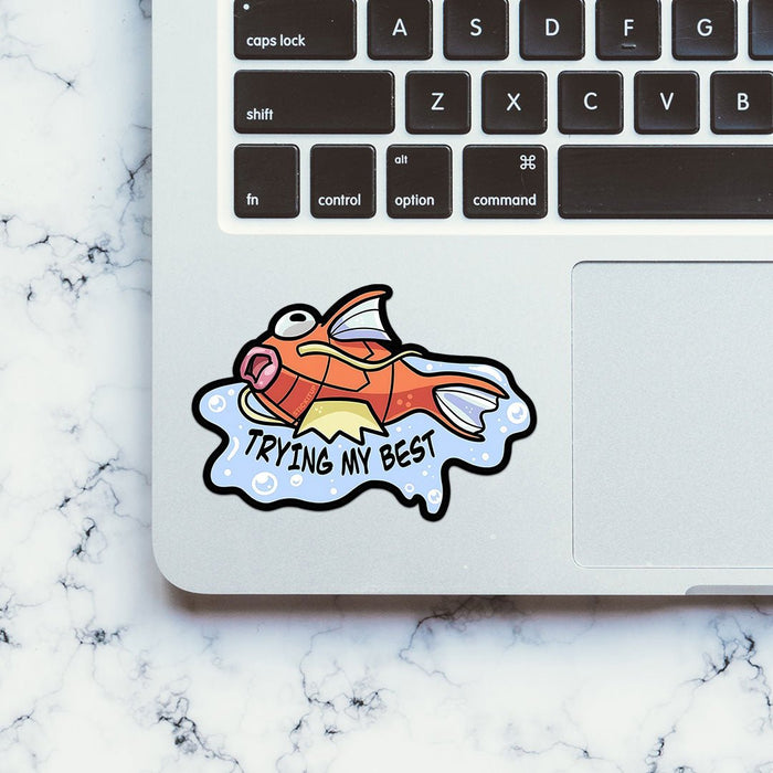 Trying My Best Sticker - Stickers | STICK IT UP