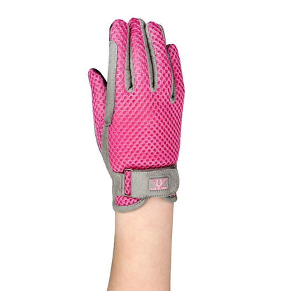 TuffRider Children's Double Up Air Mesh Half Chap and Glove Set - Breeches.com
