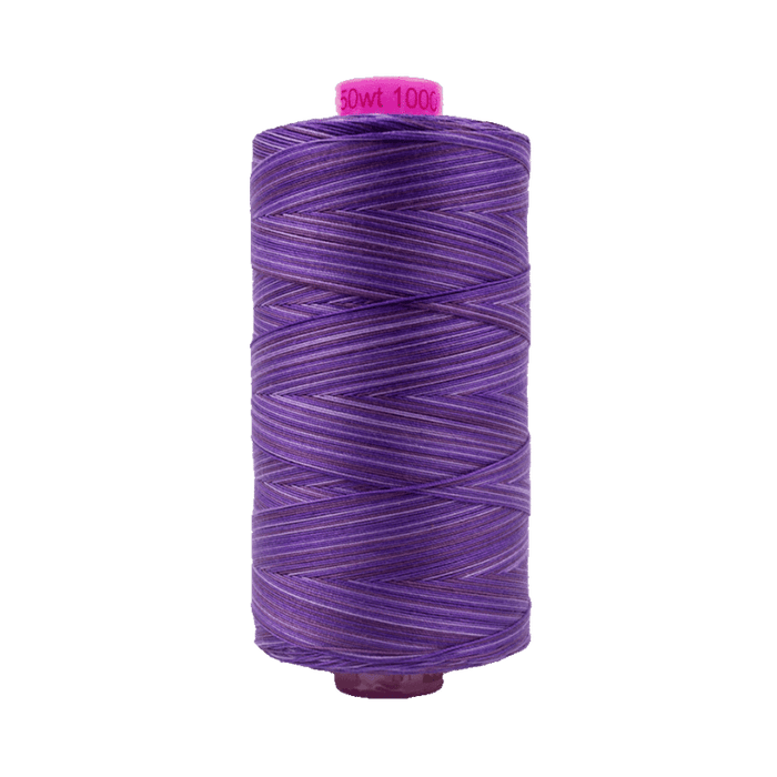 Tutti Variegated Thread 50wt 1000M Various Colors - BLUEBERRY
