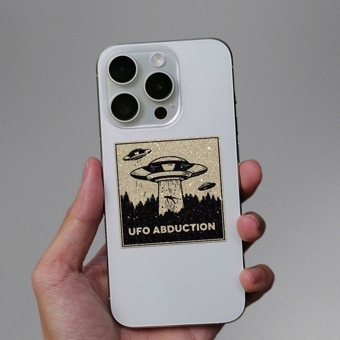 UFO Abduction Glitter Sticker - Glitter Stickers | STICK IT UP