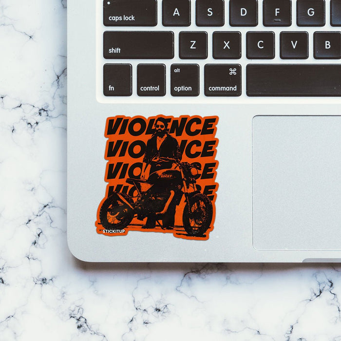 Violence Violence Violence Sticker - Stickers | STICK IT UP