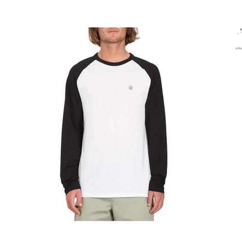 Volcom Pen Long Sleeve Tee Black/White
