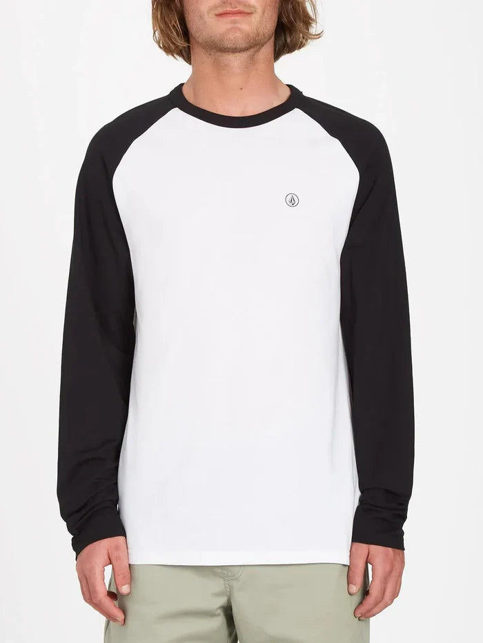 Volcom Pen Long Sleeve Tee Black/White - Boardworx