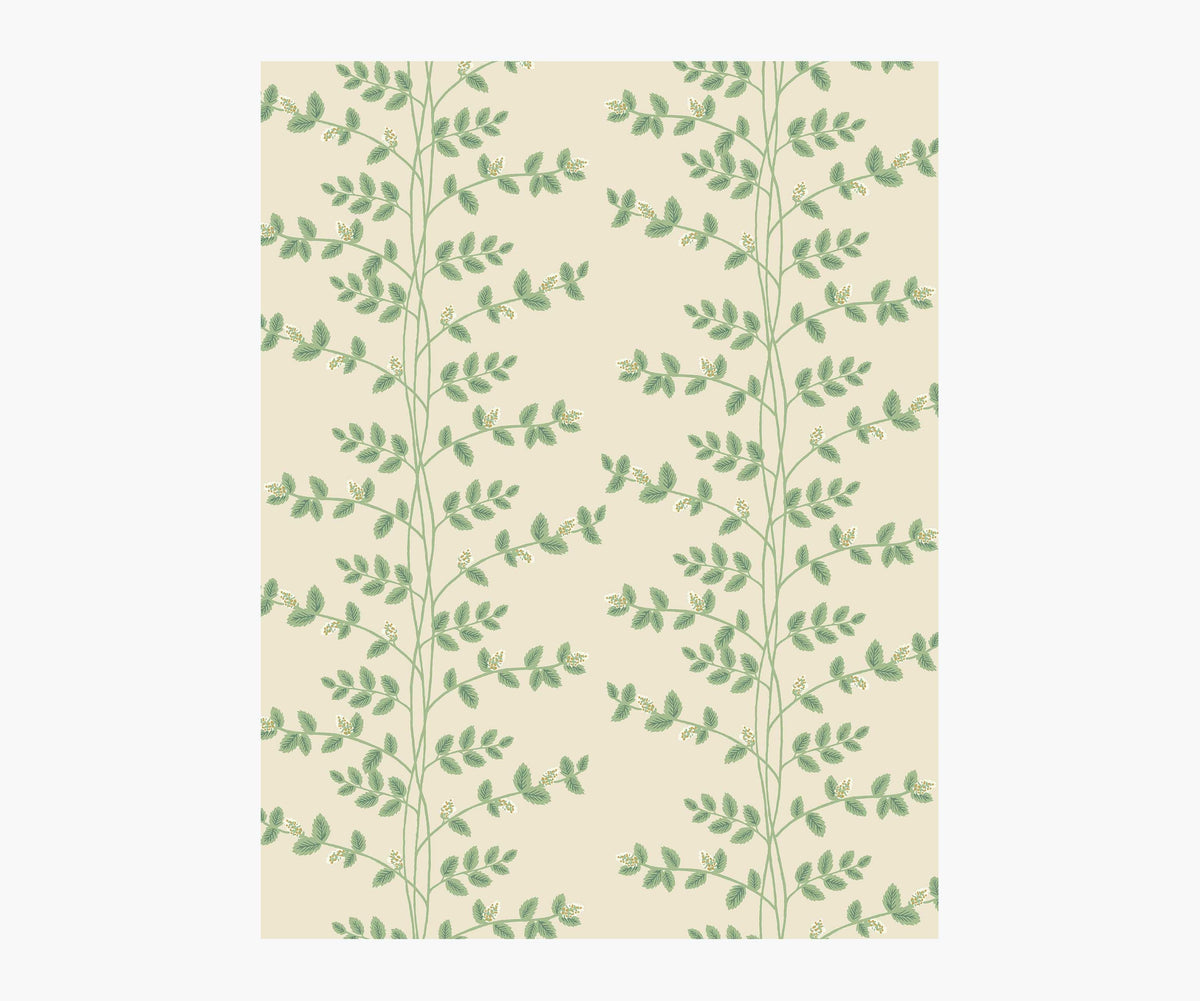 Climbing Vines Wallpaper Sample - Linen