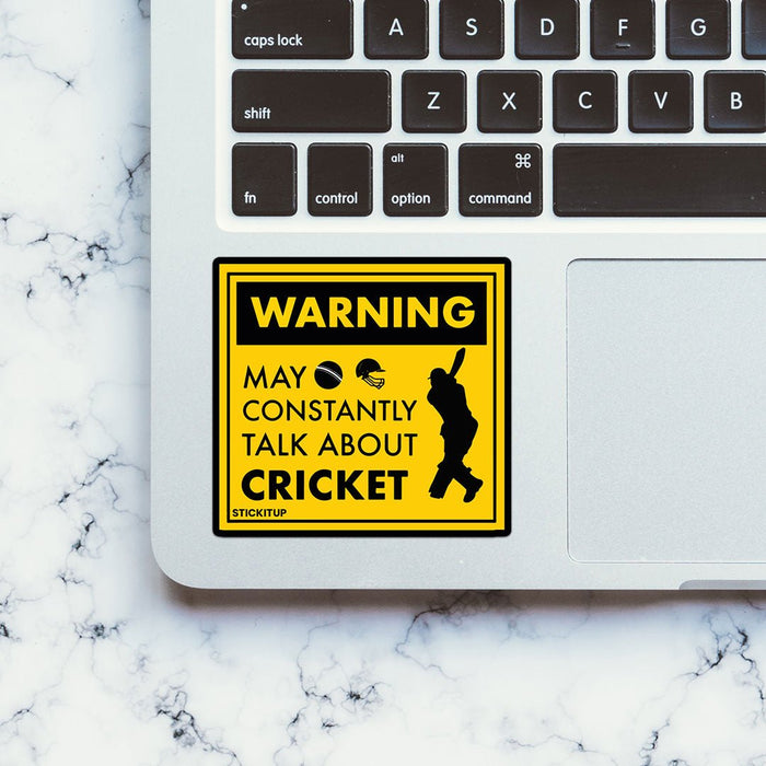 Warning Cricket Sticker - Stickers | STICK IT UP