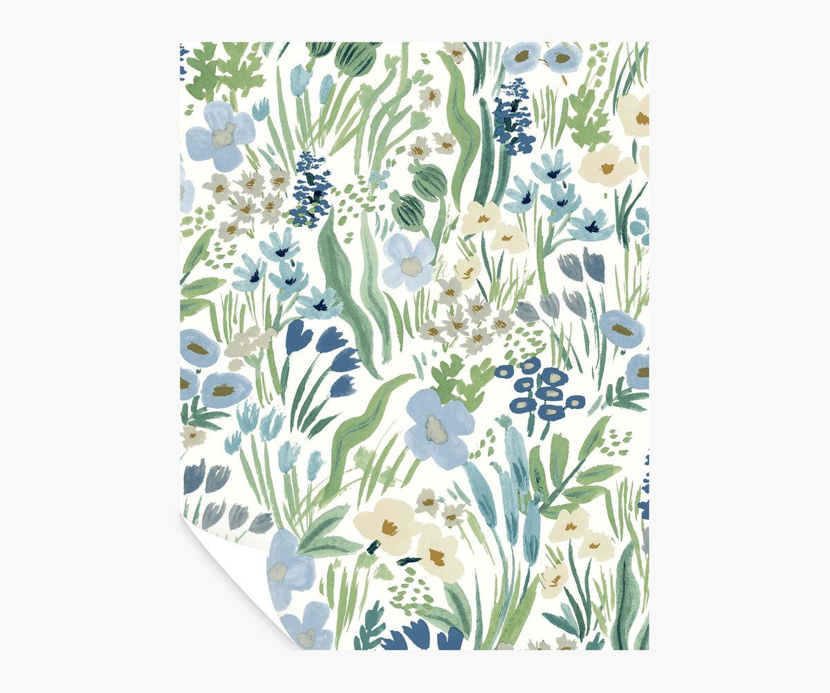 Lea Peel & Stick Wallpaper Sample - Indigo