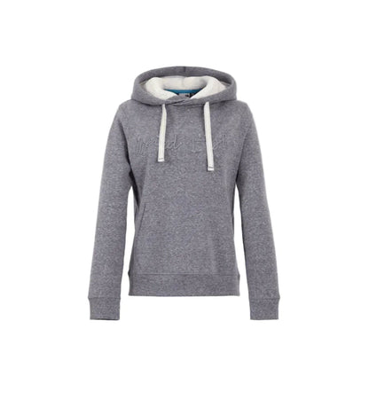 Weird Fish Bodhi Recycled Organic Snow Marl Hoodie Navy