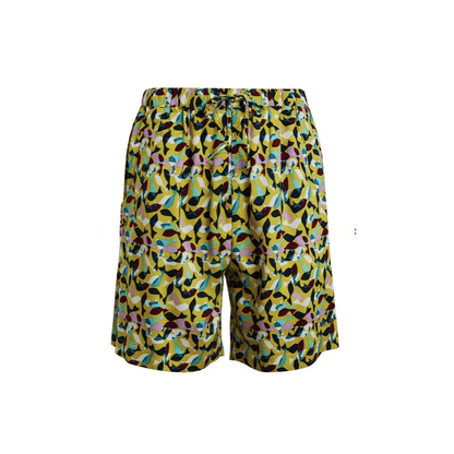 Weird Fish Sundance EcoVero™ Printed Summer Shorts Warm Olive