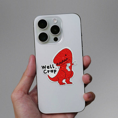 Well Crap Glitter Sticker - Glitter Stickers | STICK IT UP