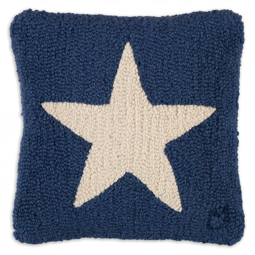 Patriotic Pillow New Zealand Wool Designed in Vermont Flagman of America