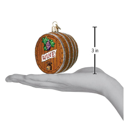 Wine Barrel Ornament