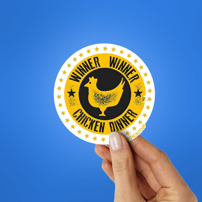 WINNER WINNER CHICKEN DINNER Sticker - Stickers | STICK IT UP