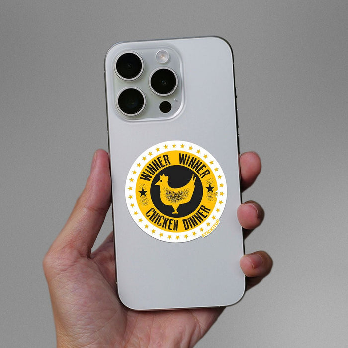 WINNER WINNER CHICKEN DINNER Sticker - Stickers | STICK IT UP
