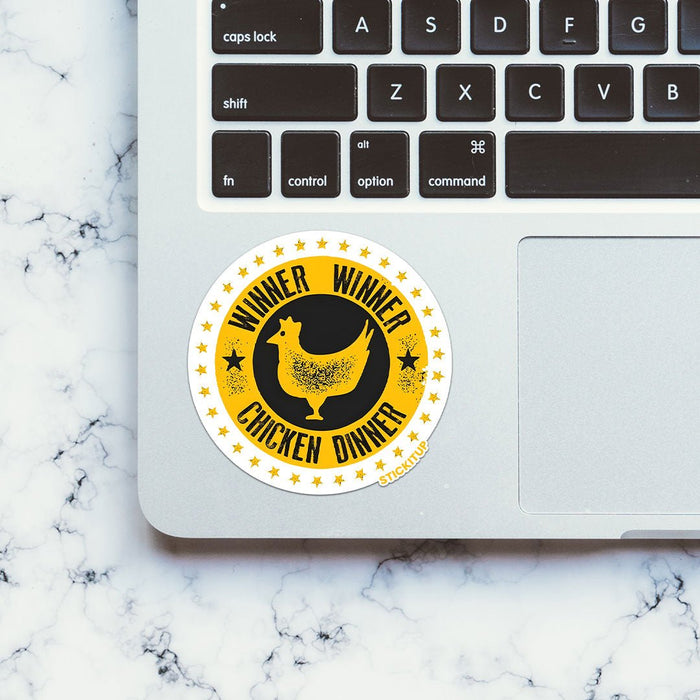 WINNER WINNER CHICKEN DINNER Sticker - Stickers | STICK IT UP