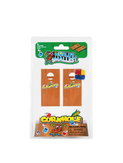World's Smallest Cornhole Game