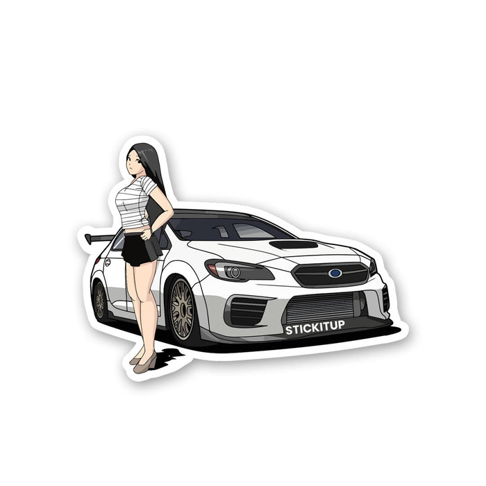WRX And Waifu Sticker - Stickers | STICK IT UP
