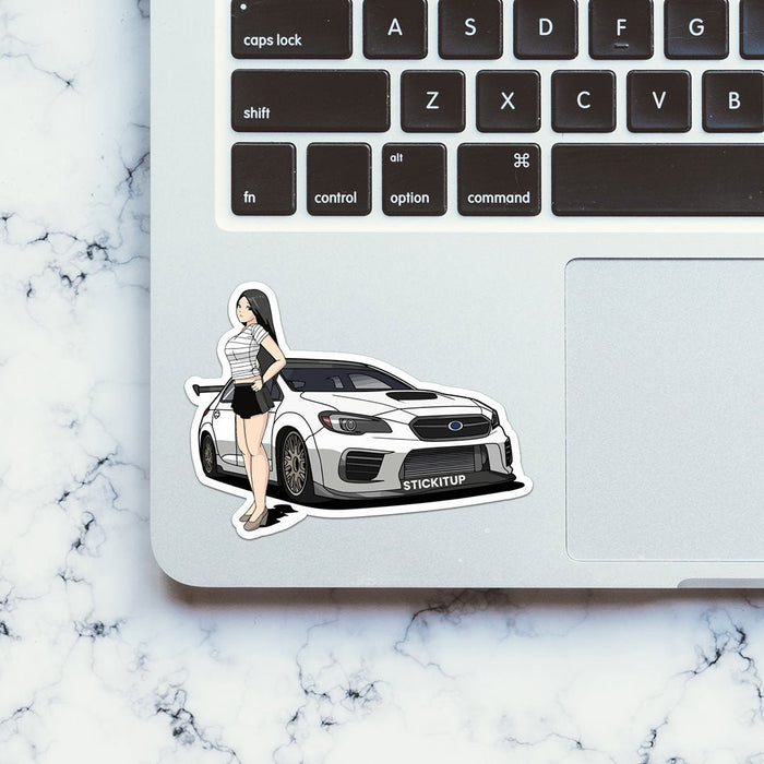 WRX And Waifu Sticker - Stickers | STICK IT UP