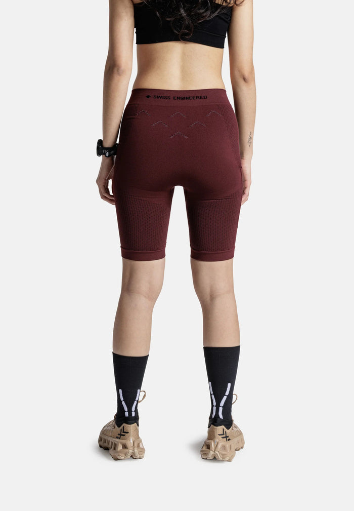X BIONIC XCEED RUN SHORT TIHTS OXID RED MUJER