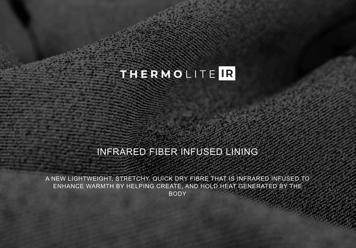 Thermolite IR infrared fiber infused lining for wetsuits, lightweight and quick-dry