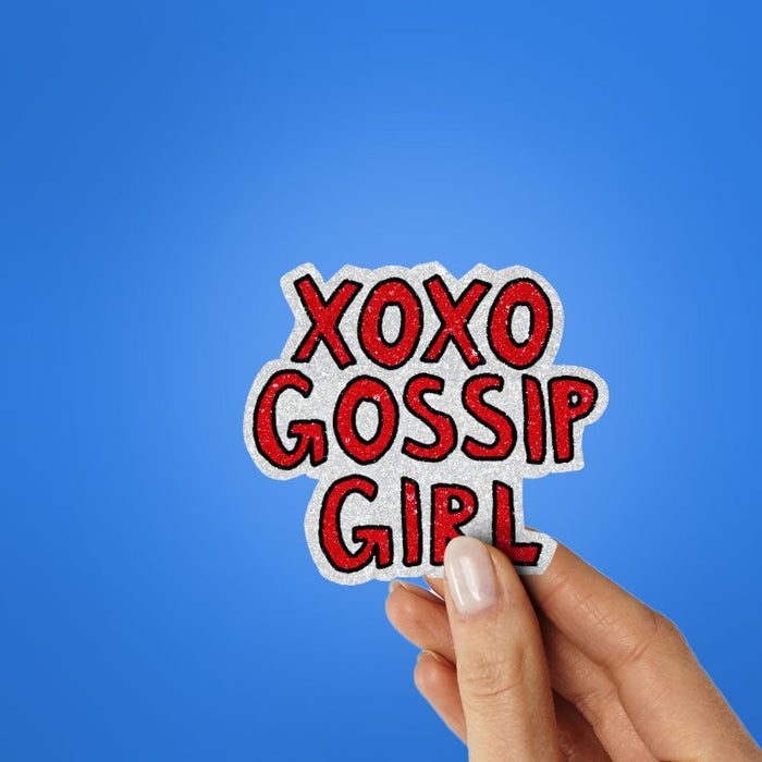 Xoxo Girl Glitter Sticker - Glitter Stickers | STICK IT UP
