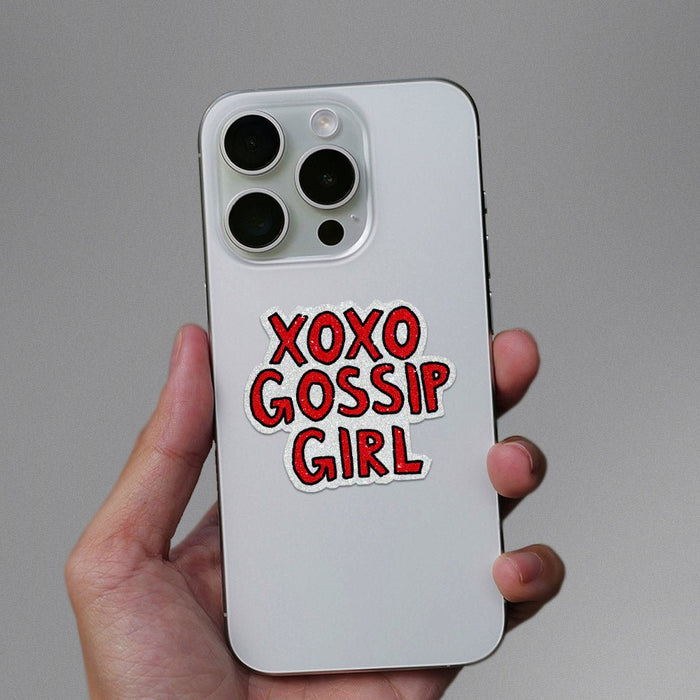 Xoxo Girl Glitter Sticker - Glitter Stickers | STICK IT UP