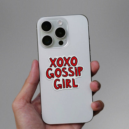 Xoxo Girl Glitter Sticker - Glitter Stickers | STICK IT UP